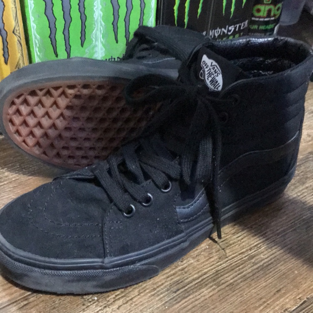 Vans Black canvas sk8-HI